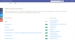 Desktop Screenshot of californiabusiness.info